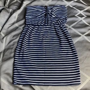 Blue & White Stripped Mini